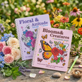 Blooms & Creatures Coloring Book